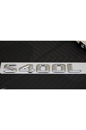 S400l Bagaj Krom Metal 3m 3d Yazı Logo