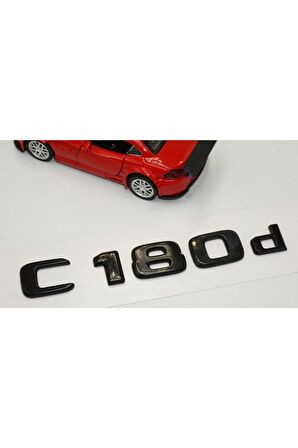 C 180d Bagaj Parlak Siyah Abs 3m 3d Yazı Logo