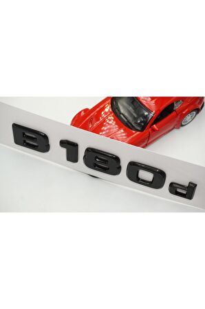 B 180d Bagaj Parlak Siyah Abs 3m 3d Yazı Logo