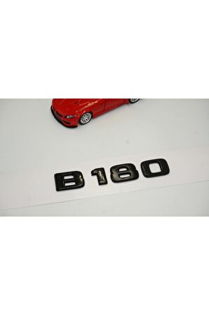 B 180 Bagaj Parlak Siyah Abs 3m 3d Yazı Logo
