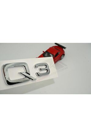 Audi Q3 Bagaj 3m 3d Krom Logo Amblem Orjinal Ürün