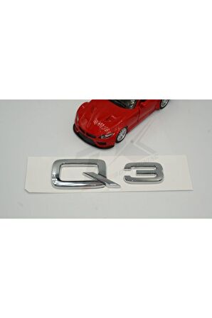 Audi Q3 Bagaj 3m 3d Krom Logo Amblem Orjinal Ürün
