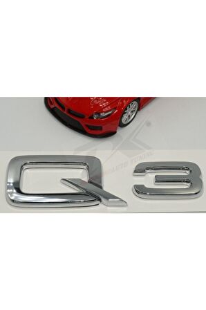 Audi Q3 Bagaj 3m 3d Krom Logo Amblem Orjinal Ürün