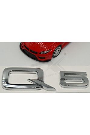 Q5 Bagaj 3m 3d Krom Logo Amblem Orjinal Ürün