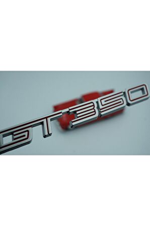 Mustang Shelby Gt350 Krom Metal Logo Amblem Uyumlu