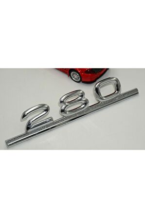 Benz W111 280 Bagaj Krom Metal 3m 3d Yazı Logo
