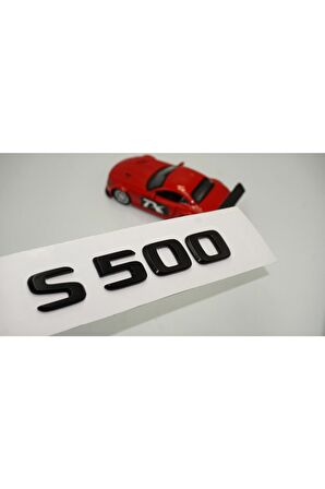 S 500 Bagaj Parlak Siyah Abs 3m 3d Yazı Logo