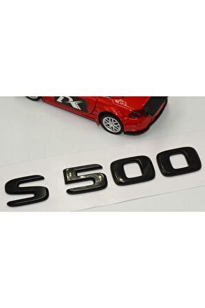 S 500 Bagaj Parlak Siyah Abs 3m 3d Yazı Logo