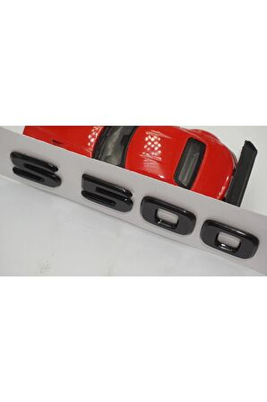 S 500 Bagaj Parlak Siyah Abs 3m 3d Yazı Logo