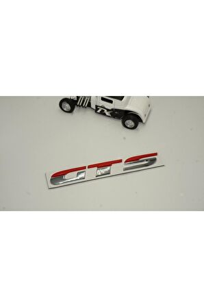 Volkswagen Scirocco Gts Bagaj Gümüş Kırmızı Metal 3m 3d Bagaj Yazı Logo