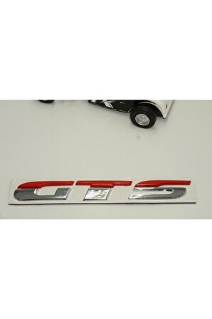 Volkswagen Scirocco Gts Bagaj Gümüş Kırmızı Metal 3m 3d Bagaj Yazı Logo