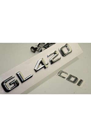 Benz Gl 420 Cdi Bagaj Krom Metal 3m 3d Yazı Logo