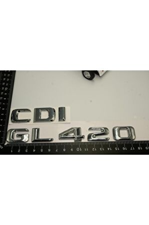 Benz Gl 420 Cdi Bagaj Krom Metal 3m 3d Yazı Logo