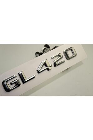 Benz Gl 420 Bagaj Krom Metal 3m 3d Yazı Logo