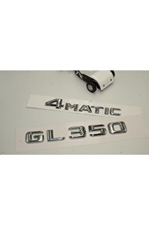 Benz Gl 350 4matic Bagaj Krom Metal 3m 3d Yazı Logo