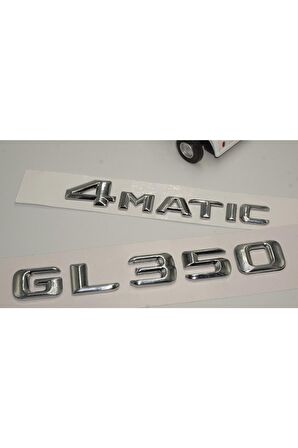 Benz Gl 350 4matic Bagaj Krom Metal 3m 3d Yazı Logo
