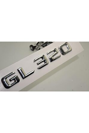 Benz Gl 320 Bagaj Krom Metal 3m 3d Yazı Logo