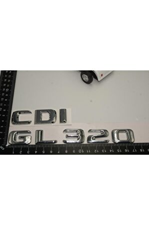 Benz Gl 320 Cdi Bagaj Krom Metal 3m 3d Yazı Logo
