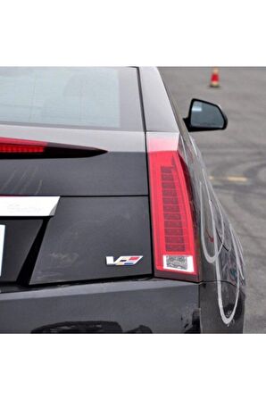 Chevrolet Sts V Supercharged Series Bagaj Krom Metal 3m Logo