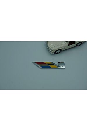 Chevrolet Sts V Supercharged Series Bagaj Krom Metal 3m Logo