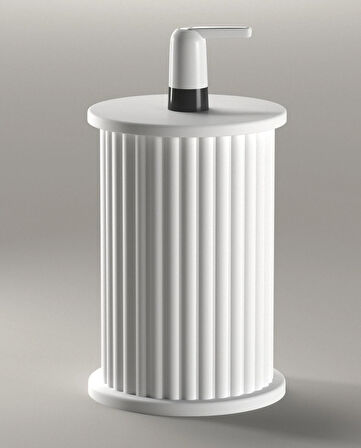 Modena Damacana Kılıfı Beyaz - Dekoratif Lüks Damacana Gizleme Saklama Kılıfı