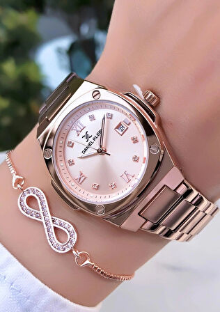 DANİEL KLEİN ROSE GOLD KADIN SAAT BİLEKLİK HEDİYELİ
