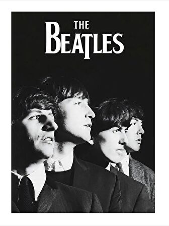 The Beatles Dekoratif ahşap Tablo 18cm X 27cm