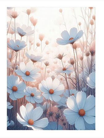 Papatyalar Art Mdf Tablo 18cm X 27cm