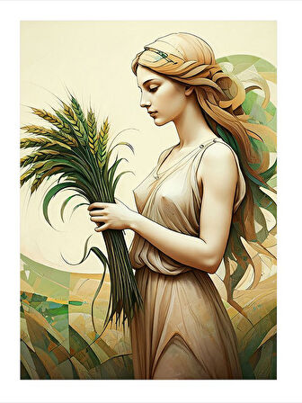 Başak Burcu Modern Mdf Tablo