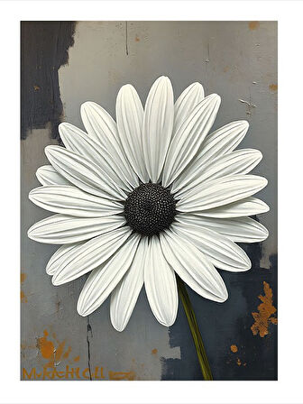 Papatyaların Masumiyet Dansı Dekoratif Mdf Tablo