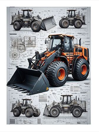 Kazıcıların Gücü Model Ahşap Tablo