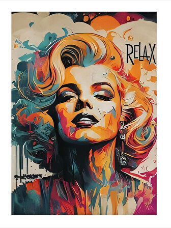 Retro Kadının Zarafeti Tasarım Ahşap Tablo