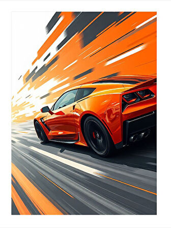 Hızın Parlak Yüzü Hediyelik Mdf Tablo