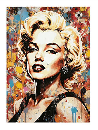 İkonik Marilyn Yansıması Model Mdf tablo