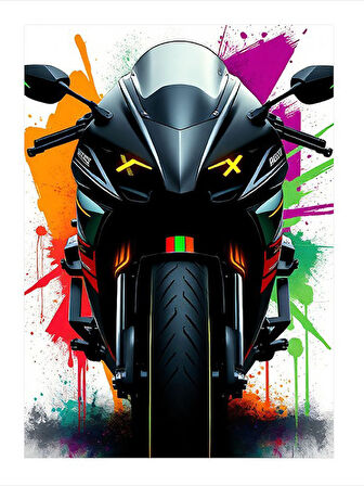 Hızlı Ve Öfkeli Motosiklet Mdf Tablo