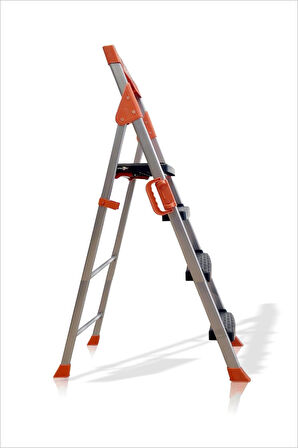 Ev Okul İşyeri Mutfak Kütüphane Raf İçin Dekoratif Kaydırmaz 4 Basamak Sağlam Dengeli Kısa Merdiven