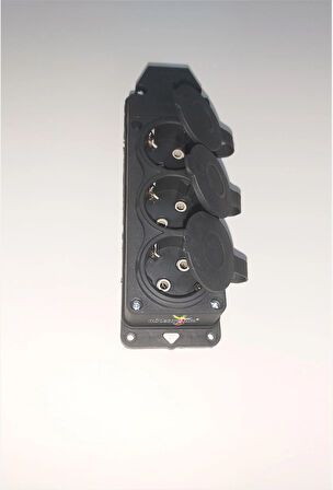 Kalın Sağlam Topraklı Üçlü 3 lü Kapaklı 250 Volt 16 Amper İç Dış Mekan Seyyar ve Sabit Priz Fiş