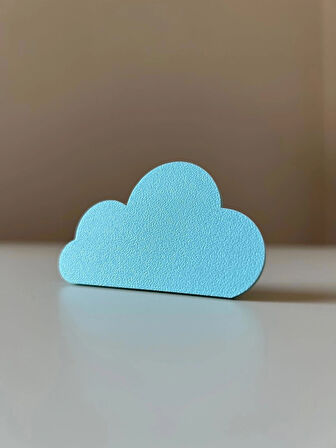 Bulut Pastel Mavi Mobilya Kulpu 4 Adet