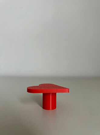 Kalp Mobilya Kulpu 4 Adet