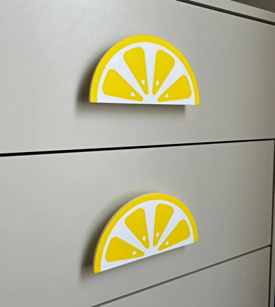 Yarım Limon Mobilya Kulpu 2 Adet