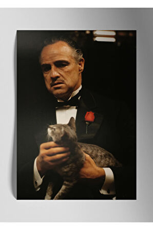 The Godfather - Baba - Metal Tablo