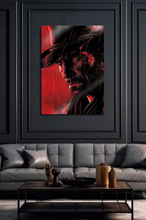 Metal Baskı Parlak Duvar Tablosu - RDR2 - Red Dead Redemption 2