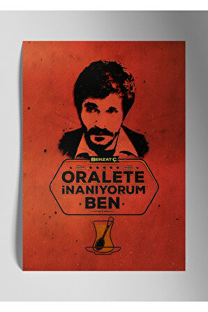 Behzat Ç. Hayalet - Oralet - Metal Poster Tablo