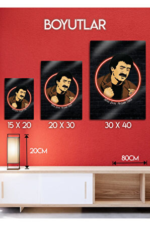 Müslüm Gürses, Baba - Dekoratif Metal Tablo