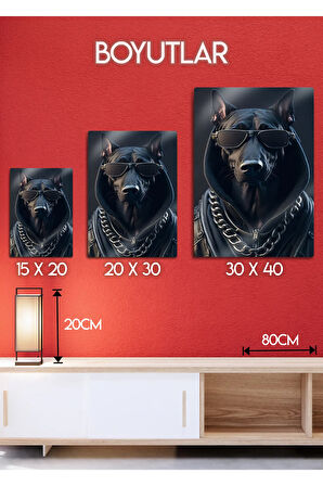 Tarz Köpek, Dog Tablosu - Metal Baskı