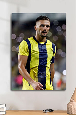 Metal Tablo, Tadic Sporcu Poster, Futbol Hediyelik Tablo