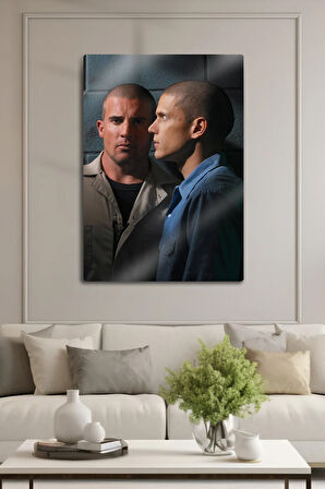 Metal Tablo - Prison Break, PB, Michael Scofield, Dizi Poster Film Tablosu