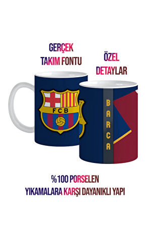 Kişiye Özel FC Barcelona, Barca Taraftar Baskılı Kupa Bardak, Tüm Takımlar