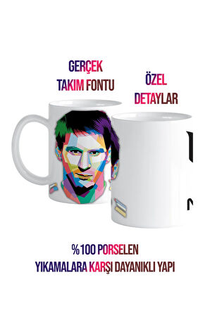 Leo Messi, Futbol Temalı Porselen Kupa Bardak