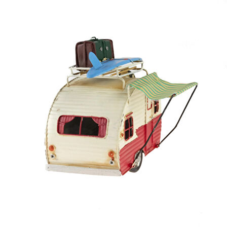 Dekoratif Karavan Metal Karavan Klasik Model 25 Cm